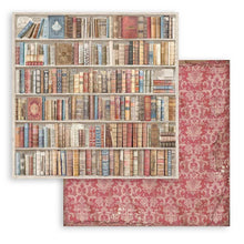Load image into Gallery viewer, Stamperia - Backgrounds Double-Sided Paper Pad 8&quot;X8&quot; - 10/Pkg - Vintage Library, 10 Designs/1 Each. Available at Embellish Away located in Bowmanville Ontario Canada.
