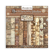 Charger l&#39;image dans la galerie, Stamperia - Backgrounds Double-Sided Paper Pad 8&quot;X8&quot; - 10/Pkg - Coffee And Chocolate. All you need for scrapbooking! This package contains ten 8x8 inch sheets of double-sided paper, each in different designs. Acid free. Available at Embellish Away located in Bowmanville Ontario Canada.
