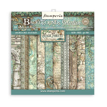 Load image into Gallery viewer, Stamperia - Backgrounds Double-Sided Paper Pad 8&quot;X8&quot; - 10/Pkg - Magic Forest, 10 Designs/1 Each. Available at Embellish Away located in Bowmanville Ontario Canada.
