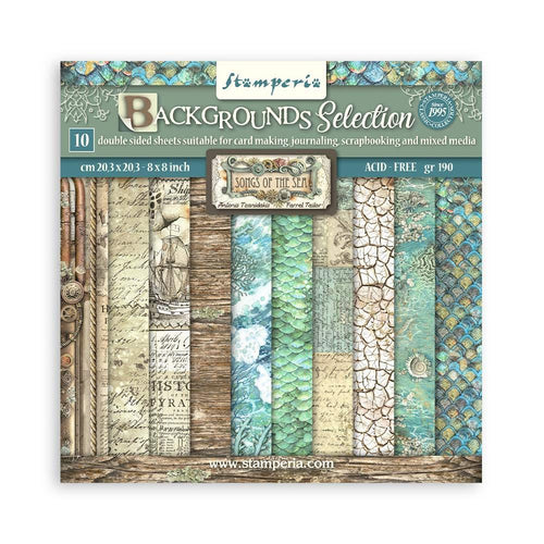 Stamperia - Backgrounds Double-Sided Paper Pad 8