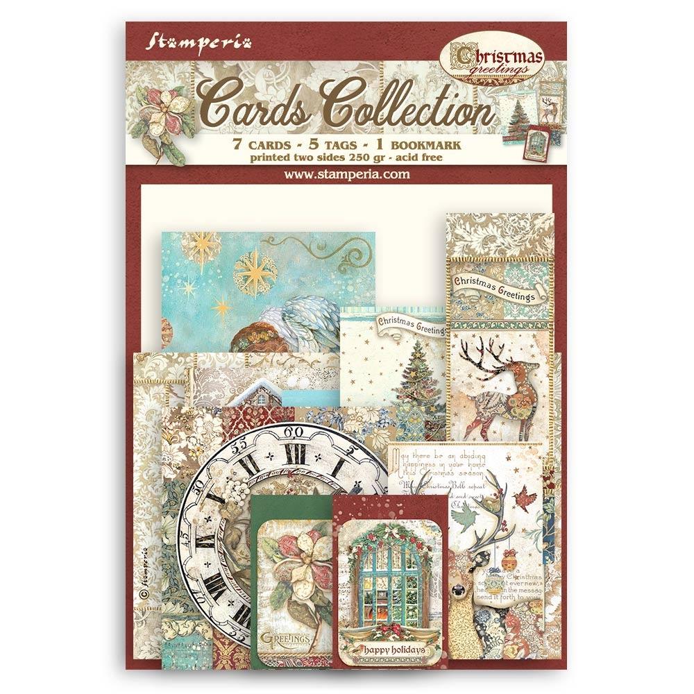 Stamperia - Cards Collection - Christmas Greetings