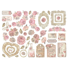 Load image into Gallery viewer, Stamperia - Die-Cuts - Shabby Rose. A fun addition to cards, scrapbook pages and much more! This package contains assorted coordinating die-cut pieces. Available in several assortments, each sold separately. Available at Embellish Away located in Bowmanville Ontario Canada.
