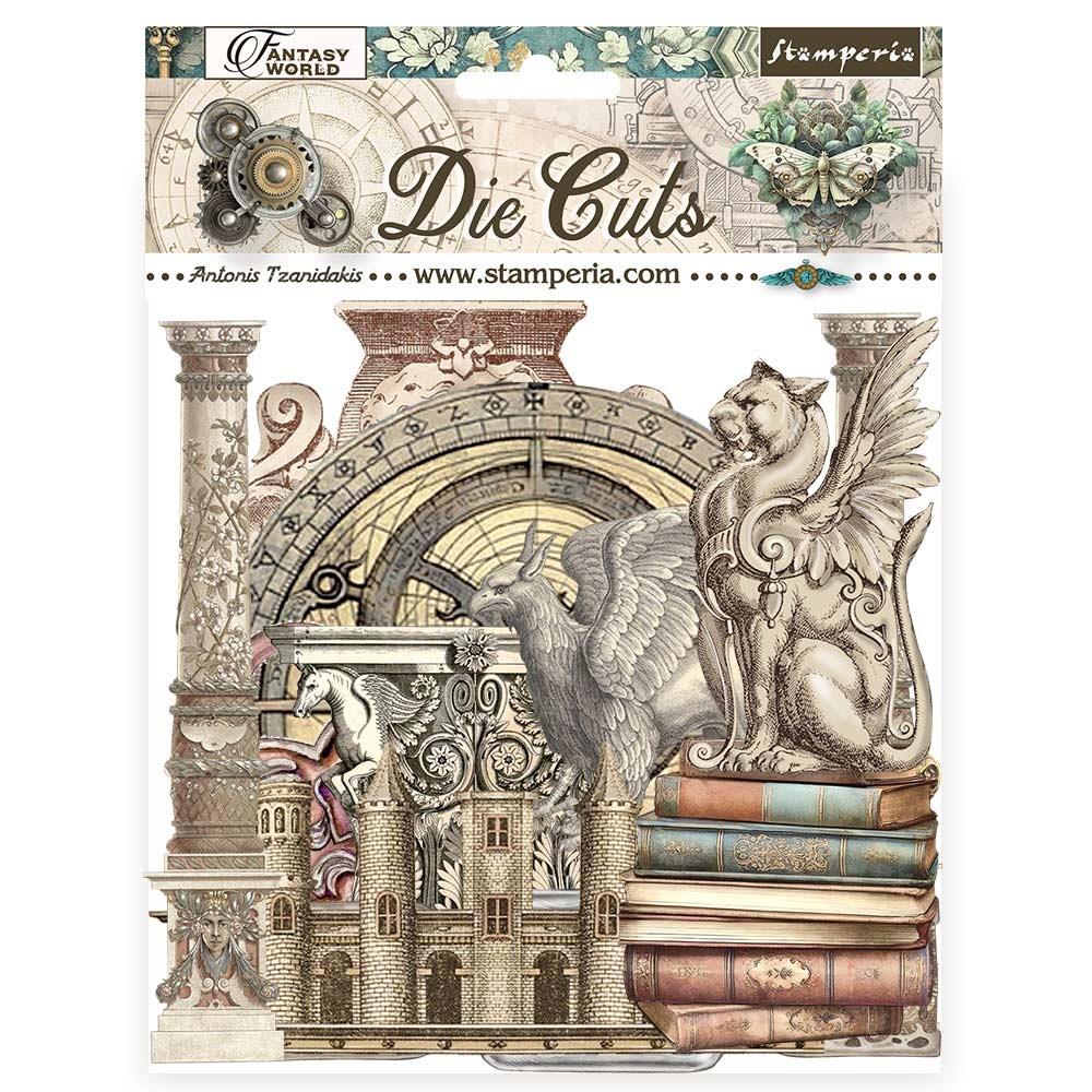 Stamperia - Die-Cuts - Sir Vagabond In Fantasy World. While you need the perfect paper to start your project, you also need the perfect embellishment to finish your project! Available at Embellish Away located in Bowmanville Ontario Canada.