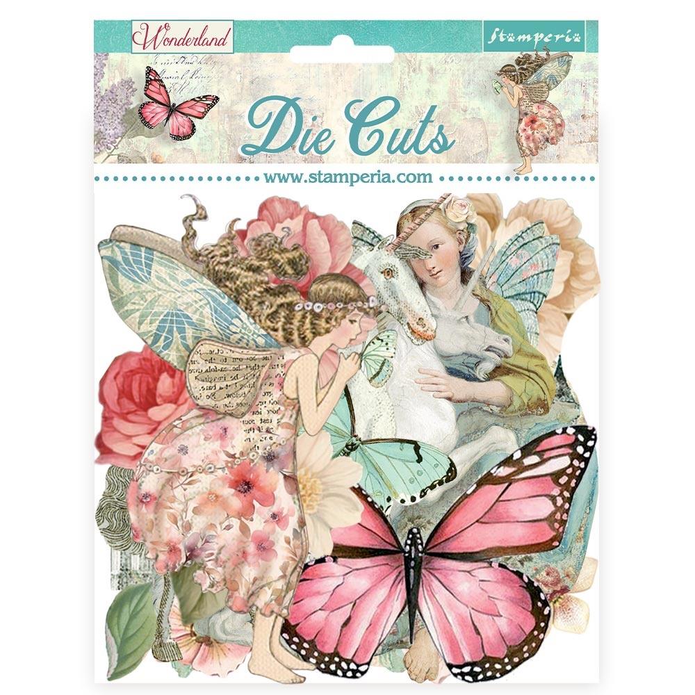 Stamperia - Die-Cuts - Wonderland. A fun addition to cards, scrapbook pages and much more! This package contains assorted coordinating die-cut pieces. Available in several assortments, each sold separately. Available at Embellish Away located in Bowmanville Ontario Canada.