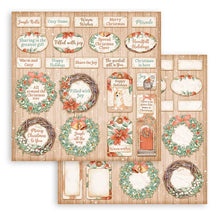 Load image into Gallery viewer, Stamperia - Double-Sided Paper Pad 8&quot;X8&quot; - 10/Pkg - All Around Christmas. Start your project off right with the perfect paper for scrapbook pages, greeting cards, bookmarks, gift cards, mixed media and much more! Available at Embellish Away located in Bowmanville Ontario Canada.
