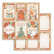 Load image into Gallery viewer, Stamperia - Double-Sided Paper Pad 8&quot;X8&quot; - 10/Pkg - All Around Christmas. Start your project off right with the perfect paper for scrapbook pages, greeting cards, bookmarks, gift cards, mixed media and much more! Available at Embellish Away located in Bowmanville Ontario Canada.
