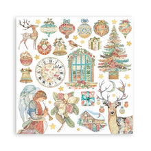 Load image into Gallery viewer, Stamperia - Double-Sided Paper Pad 8&quot;X8&quot; - 10/Pkg - Christmas Greetings. Start your project off right with the perfect paper for scrapbook pages, greeting cards, bookmarks, gift cards, mixed media and much more!
