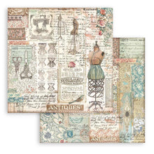 Load image into Gallery viewer, Stamperia - Double-Sided Paper Pad 12&quot;X12&quot; - 10/Pkg - Brocante Antiques. Start your project off right with the perfect paper for scrapbook pages, greeting cards, bookmarks, gift cards, mixed media and much more! Available at Embellish Away located in Bowmanville Ontario Canada.
