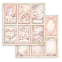 Load image into Gallery viewer, Stamperia - Double-Sided Paper Pad 12&quot;X12&quot; - 10/Pkg - Romance Forever. Start your project off right with the perfect paper for scrapbook pages, greeting cards, bookmarks, gift cards, mixed media and much more! Available at Embellish Away located in Bowmanville Ontario Canada.

