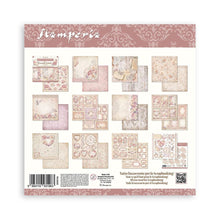 Load image into Gallery viewer, Stamperia - Double-Sided Paper Pad 8&quot;X8&quot; - 10/Pkg - Romance Forever. All you need for scrapbooking! This package contains 10 sheets of 8x8 double-sided cardstock. Available in a variety of designs, each sold separately. Acid Free. Available at Embellish Away located in Bowmanville Ontario Canada.
