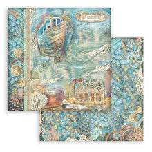 Charger l&#39;image dans la galerie, Stamperia - Double-Sided Paper Pad 8&quot;X8&quot; - 10/Pkg - Songs Of The Sea. The perfect start to your scrapbooks, cards and more! This package contains ten 8x8 inch double-sided sheets with a different design on each side. Available at Embellish Away located in Bowmanville Ontario Canada.
