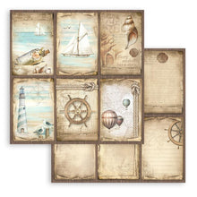 Load image into Gallery viewer, Stamperia - Double-Sided Paper Pad 12&quot;X12&quot; - 10/Pkg - Sea Land. Start your project off right with the perfect paper for scrapbook pages, greeting cards, bookmarks, gift cards, mixed media and much more! Available at Embellish Away located in Bowmanville Ontario Canada.
