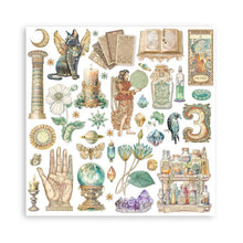 Load image into Gallery viewer, Stamperia - Double-Sided Paper Pad 12&quot;X12&quot; - 10/Pkg - Fortune. Start your paper craft projects with the perfect papers. Ideal for scrapbook pages, greeting cards and more! Acid free. Package contains ten double-sided 12x12 inch sheets (20 designs total). Available at embellish Away located in Bowmanville Ontario Canada
