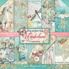 將圖片載入圖庫檢視器 Stamperia - Double-Sided Paper Pad 12&quot;X12&quot; - 10/Pkg - Wonderland, 10 Designs/1 Each. All you need for scrapbooking! Available in a variety of designs, each sold separately.  Available at Embellish Away located in Bowmanville Ontario Canada.
