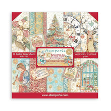 將圖片載入圖庫檢視器 Stamperia - Double-Sided Paper Pad 12&quot;X12&quot; - 10/Pkg - Christmas Greetings. Start your project off right with the perfect paper for scrapbook pages, greeting cards, bookmarks, gift cards, mixed media and much more! Available at Embellish Away located in Bowmanville Ontario Canada.
