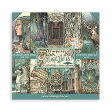 Charger l&#39;image dans la galerie, Stamperia - Double-Sided Paper Pad 12&quot;X12&quot; - 10/Pkg - Magic Forest, 10 Designs/1 Each. Start your project off right with the perfect paper for scrapbook pages, greeting cards, bookmarks, gift cards, mixed media and much more! Available at Embellish Away located in Bowmanville Ontario Canada.

