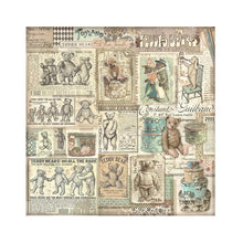 Cargar imagen en el visor de la galería, Stamperia - Polyester Fabric 12&quot;X12&quot; - 4/Pkg - Brocante Antiques. This fabric can be sewn by hand or machine, or used with craft glue. It can be washed by hand in cold water. Ready to use on greeting cards, mixed media, altered art and more. Available at Embellish Away located in Bowmanville Ontario Canada.
