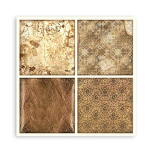 Cargar imagen en el visor de la galería, Stamperia - Single-Sided Paper Pad 8&quot;X8&quot; - 22/Pkg - Coffee And Chocolate. All you need for scrapbooking! This package contains twenty-two 8x8 inch sheets of single-sided paper, each in different designs. Acid free. Available at Embellish Away located in Bowmanville Ontario Canada.
