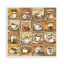 Charger l&#39;image dans la galerie, Stamperia - Single-Sided Paper Pad 12&quot;X12&quot; - 22/Pkg - Coffee And Chocolate. All you need for scrapbooking! This package contains twenty-two 12x12 inch sheets of single-sided paper, each in different designs. Acid free. Available at Embellish Away located in Bowmanville Ontario Canada.
