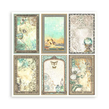 Load image into Gallery viewer, Stamperia - Single-Sided Paper Pad 8&quot;X8&quot; - 22/Pkg - Fortune. All you need for scrapbooking! This package contains twenty-two 8x8 inch sheets of single-sided paper, each in different designs. Acid free. Available at Embellish Away located in Bowmanville Ontario Canada.
