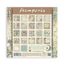 Load image into Gallery viewer, Stamperia - Single-Sided Paper Pad 8&quot;X8&quot; - 22/Pkg - Fortune. All you need for scrapbooking! This package contains twenty-two 8x8 inch sheets of single-sided paper, each in different designs. Acid free. Available at Embellish Away located in Bowmanville Ontario Canada.
