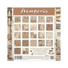 Load image into Gallery viewer, Stamperia - Single-Sided Paper Pad 8&quot;X8&quot; - 22/Pkg - Coffee And Chocolate. All you need for scrapbooking! This package contains twenty-two 8x8 inch sheets of single-sided paper, each in different designs. Acid free. Available at Embellish Away located in Bowmanville Ontario Canada.
