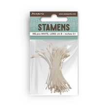 Load image into Gallery viewer, Stamperia - Stamens - 8cm - White (100pc). Available at Embellish Away located in Bowmanville Ontario Canada.
