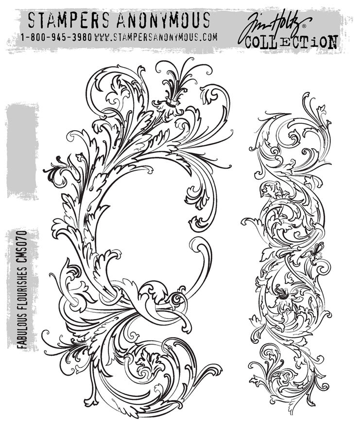 Stampers Anonymous - Tim Holtz - Cling Stamps - 7
