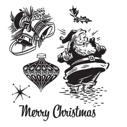 Stampers Anonymous - Tim Holtz - Cling Stamps - Christmas Memories. Available at Embellish Away located in Bowmanville Ontario Canada.