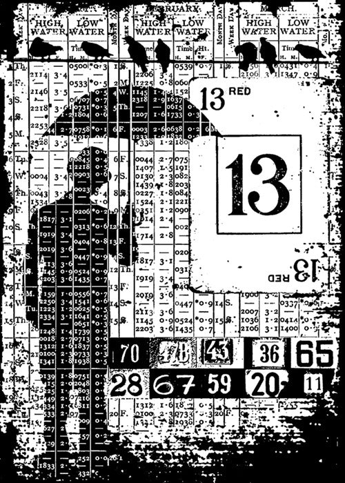 Stampers Anonymous - Tim Holtz - Components Cling Stamp 2.5