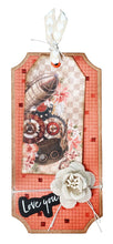 Charger l&#39;image dans la galerie, Studio Light - Clear Stamp Grid Background Essentials 68x204x3mm 1 PC - nr.371. This slimline background clear stamp set has a grid pattern perfect for mixed media project. Can be used for scrapbooking, journaling and card making. Available at Embellish Away located in Bowmanville Ontario Canada. Example by brand ambassador.
