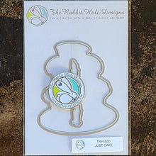 Load image into Gallery viewer, The Rabbit Hole Designs - Stamp &amp; Die Set - 3x4 - Just Cake. Deeply etched, clear photopolymer stamps for precise placement. Made in the USA. Available at Embellish Away located in Bowmanville Ontario Canada.
