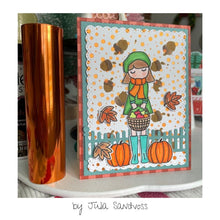 Load image into Gallery viewer, Therm-O Web - Deco Foil Hot Foil Roll - 5&quot; x 15 ft. - Copper. Available at Embellish Away located in Bowmanville Ontario Canada. Example by Julia Sandvoss.
