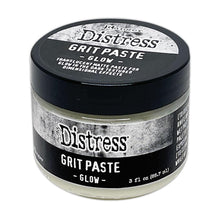 Load image into Gallery viewer, Tim Holtz - Distress Grit Paste - 3oz - Glow. Tim Holtz Distress Mixed Media Medium Grit Paste - Glow is a texture paste that glows in the dark when exposed to the sun or UV light. It adds a glow effect to spooky projects of all kinds. Available at Embellish Away located in Bowmanville Ontario Canada.
