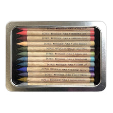 गैलरी व्यूवर में इमेज लोड करें, Tim Holtz - Distress Watercolor Pencils 12/Pkg Set 6. These are woodless watercolor pencils formulated to achieve vibrant coloring effects on porous surfaces. Water-reactive pigments are ideal for water coloring, shading, sketching, etc. Available at Embellish Away located in Bowmanville Ontario Canada.
