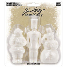 Cargar imagen en el visor de la galería, Tim Holtz - Idea-Ology - Salvaged Figures Large - Christmas 2023. These Tim Holtz resin figurines that can be altered with paints, inks or glitter and added to any decor piece, alter art project, or handmade gift. Available at Embellish Away located in Bowmanville Ontario Canada.
