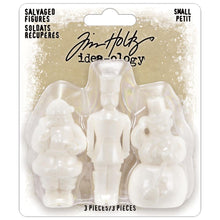Charger l&#39;image dans la galerie, Tim Holtz - Idea-Ology - Salvaged Figures Small - Christmas 2023. These Tim Holtz resin figurines that can be altered with paints, inks or glitter and added to any decor piece, alter art project, or handmade gift. Available at Embellish Away located in Bowmanville Ontario Canada.
