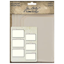 Load image into Gallery viewer, Tim Holtz - Idea-ology - Folio Folders - 6 Pieces. The perfect companions for crafting enchanting junk journals and mini books! Elevate your creative journey with these compact, versatile folders designed to inspire and organize our artistic endeavors. Available at Embellish Away located in Bowmanville Ontario Canada.
