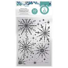 將圖片載入圖庫檢視器 Tonic Studios - 3D Embossing Folder - Baroque Snowflake - Winter&#39;s Veil. Introducing the Winter&#39;s Veil collection, featuring outstanding products and imagery that beautifully capture the essence of a winter&#39;s night. Available at Embellish Away located in Bowmanville Ontario Canada.
