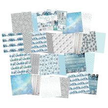 將圖片載入圖庫檢視器 Tonic Studios - Art Pad 8&quot;X8&quot; - Winter&#39;s Veil. This winter wonderland blue, silvery grey and white creates a serene holiday background. Includes 36 luxury sheets (3 of each double sided); acid and linen free. Available at Embellish Away located in Bowmanville Ontario Canada.
