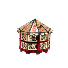 Load image into Gallery viewer, Tonic Studios - Gift Box Die Set - Big Top Carousel. Craft sensational boxes, memory books, interactive cards and more with the Dimensions range of three-dimensional dies! Create a centerpiece treat dispenser with the Big Top Carousel Gift Box Die Set. Available at Embellish Away located in Bowmanville Ontario Canada. Example by brand ambassador.
