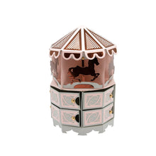Cargar imagen en el visor de la galería, Tonic Studios - Gift Box Die Set - Big Top Carousel. Craft sensational boxes, memory books, interactive cards and more with the Dimensions range of three-dimensional dies! Create a centerpiece treat dispenser with the Big Top Carousel Gift Box Die Set. Available at Embellish Away located in Bowmanville Ontario Canada. Example by brand ambassador.

