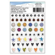 Cargar imagen en el visor de la galería, Vicki Boutin - Mini Puffy Stickers - 112/Pkg - Discover + Create. Discover + Create encompasses mixed and interesting design elements. A palette of rich and neutral shades including jewel tones contrasting with greys and creams creating pops of color! Available at Embellish Away located in Bowmanville Ontario Canada.
