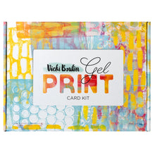 Cargar imagen en el visor de la galería, Vicki Boutin - Mixed Media - Card Kit - Gel Print. The user-friendly Gel Press plate makes printmaking accessible to everyone. Simply apply paint, press, and reveal your creations effortlessly. Available at Embellish Away located in Bowmanville Ontario Canada.
