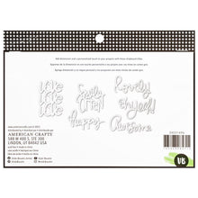 將圖片載入圖庫檢視器 Vicki Boutin - Mixed Media Chipboard - Titles - 6/Pkg. This set of 6 chipboard pieces brings a touch of personality to your creations, making them a must-have for any crafting enthusiast. Includes 6 pieces. Available at Embellish Away located in Bowmanville Ontario Canada.
