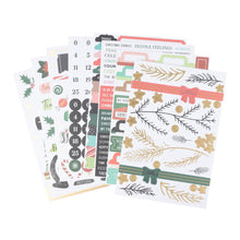 Load image into Gallery viewer, Vicki Boutin - Sticker Book - 296/Pkg - W/Gold Foil Accents - Peppermint Kisses. Available at Embellish Away located in Bowmanville Ontario Canada.
