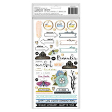 Load image into Gallery viewer, Vicki Boutin - Thickers Stickers - 184/Pkg - Phrases W/Gold Foil - Discover + Create. Great for adding just the right amount of dimension and color to scrapbooks, cards, planners, and more. Contains 108, variety of designs and sizes. Available at Embellish Away located in Bowmanville Ontario Canada.
