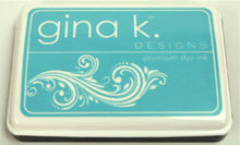 Cargar imagen en el visor de la galería, Gina K. Designs - Ink Pad - Select Drop Down. These Ink Pads are Acid Free and PH-Neutral. Large raised pad for easy inking. Coordinates with other Color Companions products including ribbon, buttons, card stock and re-inkers. Each sold separately. Available at Embellish Away located in Bowmanville Ontario Canada. Ocean Mist
