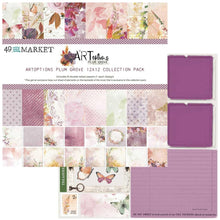 Charger l&#39;image dans la galerie, 49 And Market - Collection Pack 12&quot;X12&quot; - ARToptions Plum Grove. includes one of each paper (8 double-sided papers in total). As an added bonus, the backside of cover sheet is filled with fussy-cut elements exclusive to the collection pack. Acid free. Available at Embellish Away located in Bowmanville Ontario Canada.
