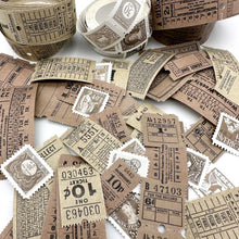 Load image into Gallery viewer, 49 And Market - Color Swatch - Toast - Ticket Essentials. Ticket Essentials are the perfect addition to any project. The vintage ephemera pieces are die-cut to create various ticket shapes and sizes. Available at Embellish Away located in Bowmanville Ontario Canada.
